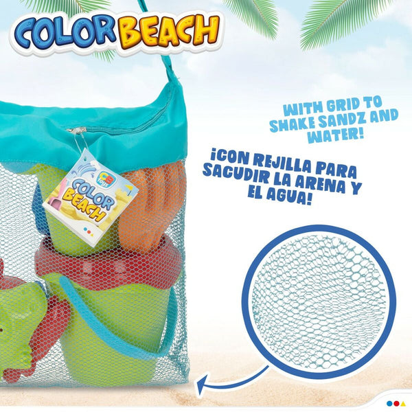 Strandspielzeuge-Set Colorbaby Polypropylen (18 Stück)