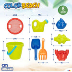 Strandspielzeuge-Set Colorbaby Polypropylen (18 Stück)