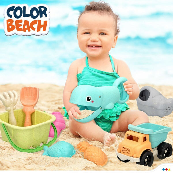 Strandspielzeuge-Set Colorbaby 19,5 x 10 x 19,5 cm (4 Stück)