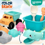 Strandspielzeuge-Set Colorbaby 19,5 x 10 x 19,5 cm (4 Stück)