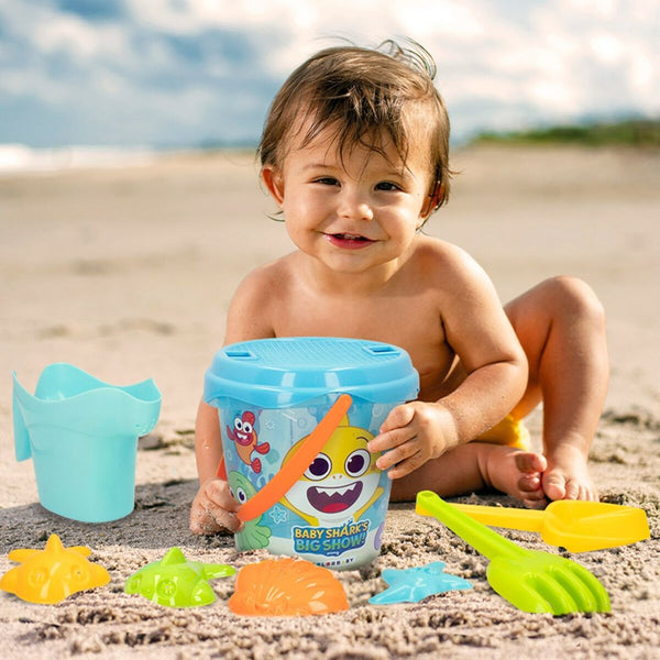 Set di giocattoli per il mare Baby Shark Plastica (12 Unità)