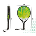 Racchetta da squash Aktive Nero/Verde (4 Unità)