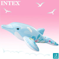 Figura Gonfiabile per Piscina Intex Delfino 175 x 38 x 66 cm (6 Unità)