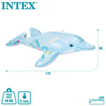 Figura Gonfiabile per Piscina Intex Delfino 175 x 38 x 66 cm (6 Unità)