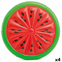 Aufblasbare Insel Intex Wassermelone 183 x 23 x 183 cm (4 Stück)