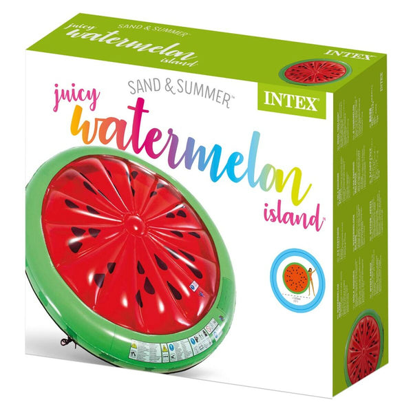 Aufblasbare Insel Intex Wassermelone 183 x 23 x 183 cm (4 Stück)