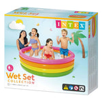 Piscina Gonfiabile per Bambini Intex Sunset Anelli 168 x 46 x 168 cm 780 L (6 Unità)