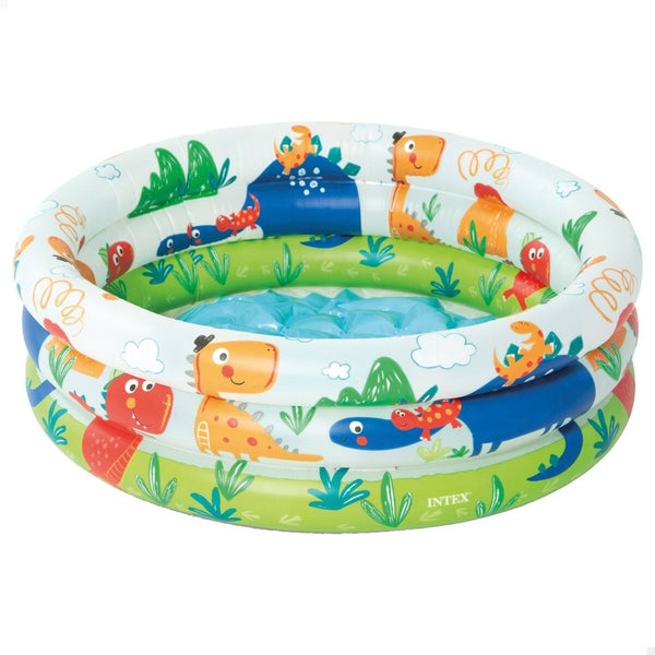 Piscina Gonfiabile per Bambini Intex Anelli Dinosauri 61 x 22 x 61 cm 33 L (12 Unità)