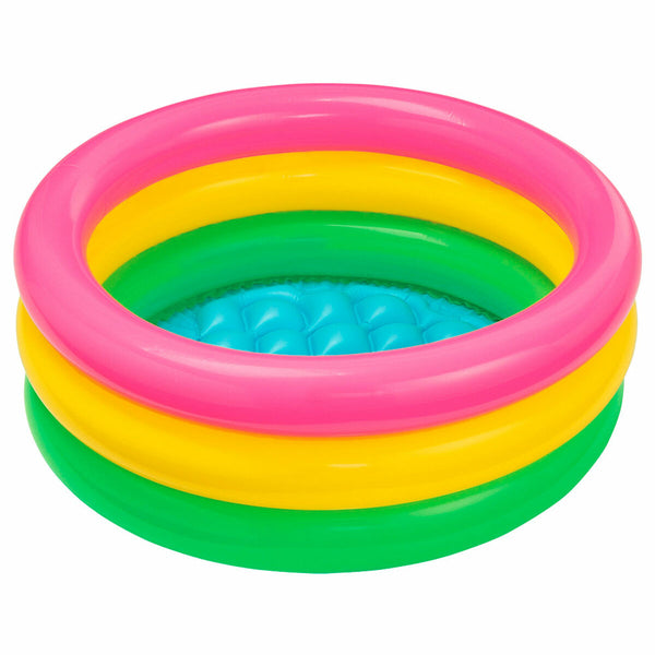 Piscina Gonfiabile per Bambini Intex Sunset Glow Anelli 61 x 22 x 61 cm 28 L (12 Unità)