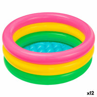 Piscina Gonfiabile per Bambini Intex Sunset Glow Anelli 61 x 22 x 61 cm 28 L (12 Unità)