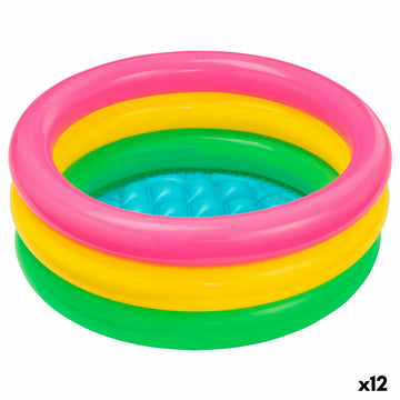 Piscina Gonfiabile per Bambini Intex Sunset Glow Anelli 61 x 22 x 61 cm 28 L (12 Unità)