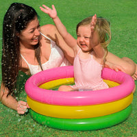 Piscina Gonfiabile per Bambini Intex Sunset Glow Anelli 61 x 22 x 61 cm 28 L (12 Unità)