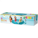 Piscina per bambini Intex Mini Frame Azzurro Quadrato 342 L 122 x 30 x 122 cm (3 Unità)