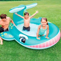 Piscina Gonfiabile per Bambini Intex Balena 196 x 91 x 201 cm 200 L (4 Unità)