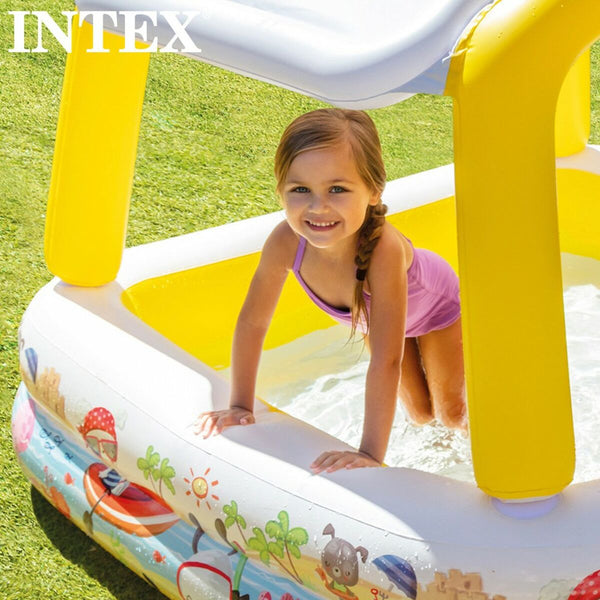 Piscina Gonfiabile per Bambini Intex Tenda 157 x 122 x 157 cm 295 L (3 Unità)