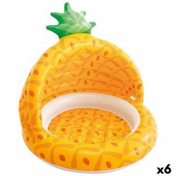 Aufblasbares Planschbecken für Kinder Intex Ananas 102 x 94 x 102 cm 45 L (6 Stück)