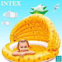 Aufblasbares Planschbecken für Kinder Intex Ananas 102 x 94 x 102 cm 45 L (6 Stück)