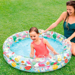 Piscina Gonfiabile per Bambini Intex Tropicale Anelli 122 x 25 cm 150 l (12 Unità)