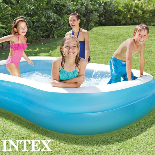 Piscina Gonfiabile Intex Azzurro Bianco 203 x 48 x 152 cm 540 L (3 Unità)