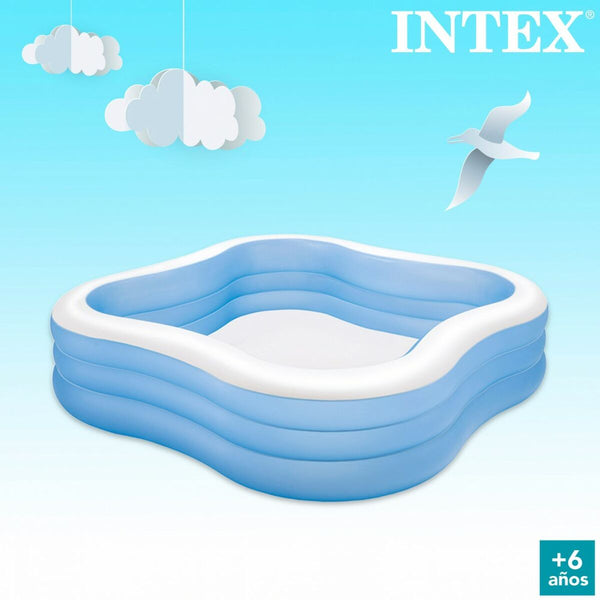 Piscina Gonfiabile Intex Azzurro 229 x 56 x 229 cm 1250 L (2 Unità)