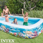 Piscina Gonfiabile per Bambini Intex Tropicale 305 x 56 x 183 cm 1020 L (2 Unità)