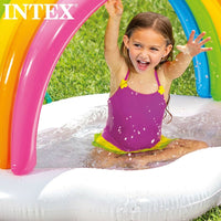 Piscina Gonfiabile per Bambini Intex Arcobaleno 119 x 84 x 94 cm 84 L (6 Unità)