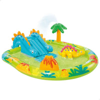 Piscina Gonfiabile per Bambini Intex Dinosauri Parco giochi 191 x 58 x 152 cm (3 Unità)