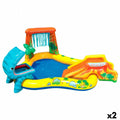 Piscina Gonfiabile per Bambini Intex Dinosauri Parco giochi 272 L 249 x 109 x 191 cm (2 Unità)