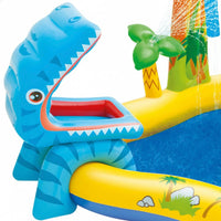 Piscina Gonfiabile per Bambini Intex Dinosauri Parco giochi 272 L 249 x 109 x 191 cm (2 Unità)