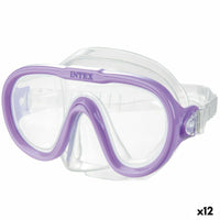 Maschera da Snorkel Intex Sea Scan Viola (12 Unità)