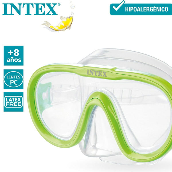 Maschera da Snorkel Intex Sea Scan Viola (12 Unità)