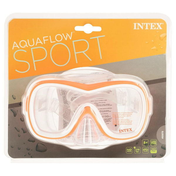 Maschera da Snorkel Intex Wave Rider Azzurro (12 Unità)