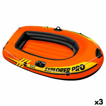 Aufblasbarers Boot Intex Explorer Pro 100 3 Stück 160 x 29 x 94 cm