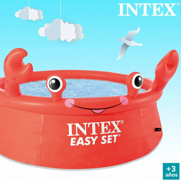 Piscina Gonfiabile per Bambini Intex Easy Set Rosso Granchio 880 L 183 x 51 x 183 cm (2 Unità)