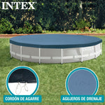 Poolabdeckung Intex 28032 457 x 25 x 457 cm