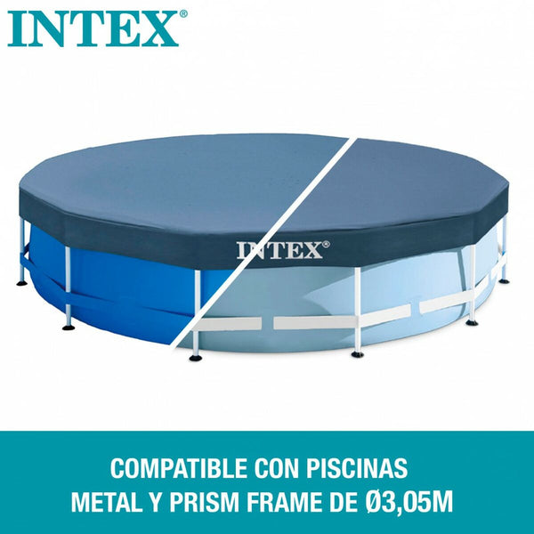 Poolabdeckung Intex 28030 METAL FRAME 305 x 25 x 305 cm