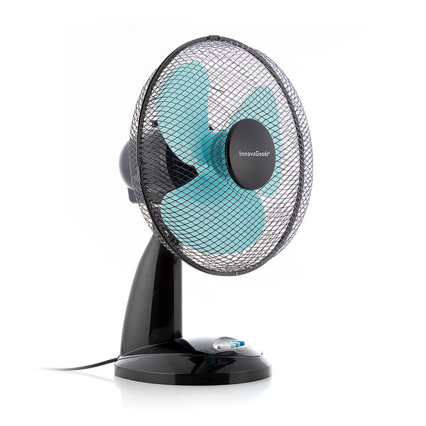 Tischventilator InnovaGoods Ø 30 cm 35W Schwarz Blau