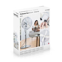 Freistehender Ventilator Chrome Retro InnovaGoods Ø 40 cm 55W