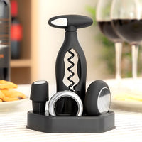 Set da Vino con Cavatappi a Spirale e Accessori Vinstand InnovaGoods 5 Pezzi