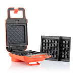 2-in-1 Waffel- und Sandwich-Maker mit Rezepten Wafflicher InnovaGoods