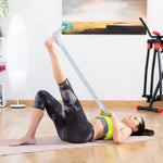 Banda Elastica Fitness per Stretching con Manuale per Esercizi Stort InnovaGoods