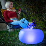 Pouf Gonfiabile con LED Multicolor e Telecomando Pulight InnovaGoods