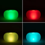 Pouf Gonfiabile con LED Multicolor e Telecomando Pulight InnovaGoods