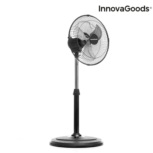 Freistehender Ventilator InnovaGoods IG814236 Schwarz 60 W (Restauriert A)