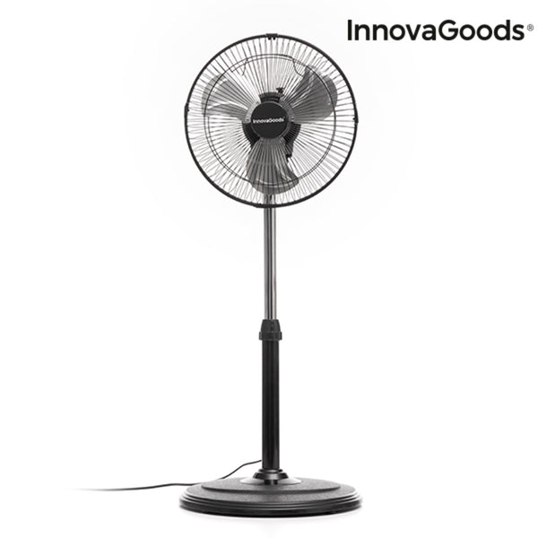 Freistehender Ventilator InnovaGoods IG814236 Schwarz 60 W (Restauriert A)