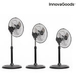 Freistehender Ventilator InnovaGoods Schwarz 60 W (Restauriert B)