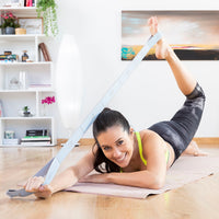 Banda Elastica Fitness per Stretching con Manuale per Esercizi Stort InnovaGoods STORT Nero (Ricondizionati B)