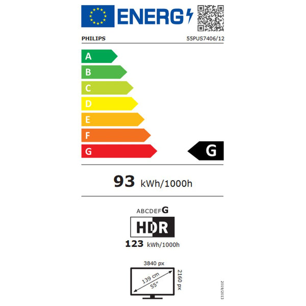 Smart TV Philips 55PUS7406/12 55" 4K Ultra HD Led HDR10+ 4K Ultra HD LED Android TV 10 (Ricondizionati A)