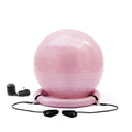 Yoga-Ball mit Stabilitätsring und Widerstandsbändern AshtanBall InnovaGoods Rosa (Restauriert B)