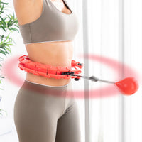 Intelligenter anpassbarer Fitness-Ring mit Gewicht Fittehoop InnovaGoods FITTEHOOP Rot Bunt (Restauriert C)